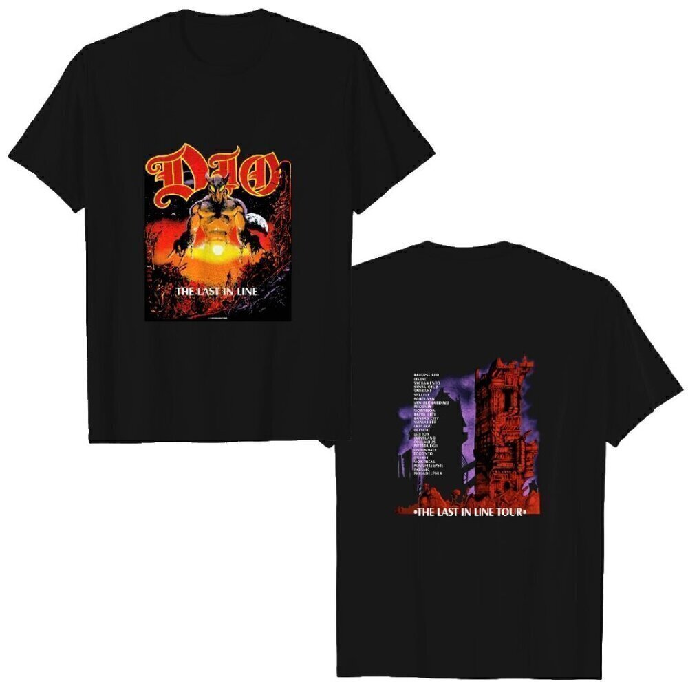 Dio Last In Line Tour VTG 80s Unisex T-shirt, Heavy Metal Rock Band T Shirt .